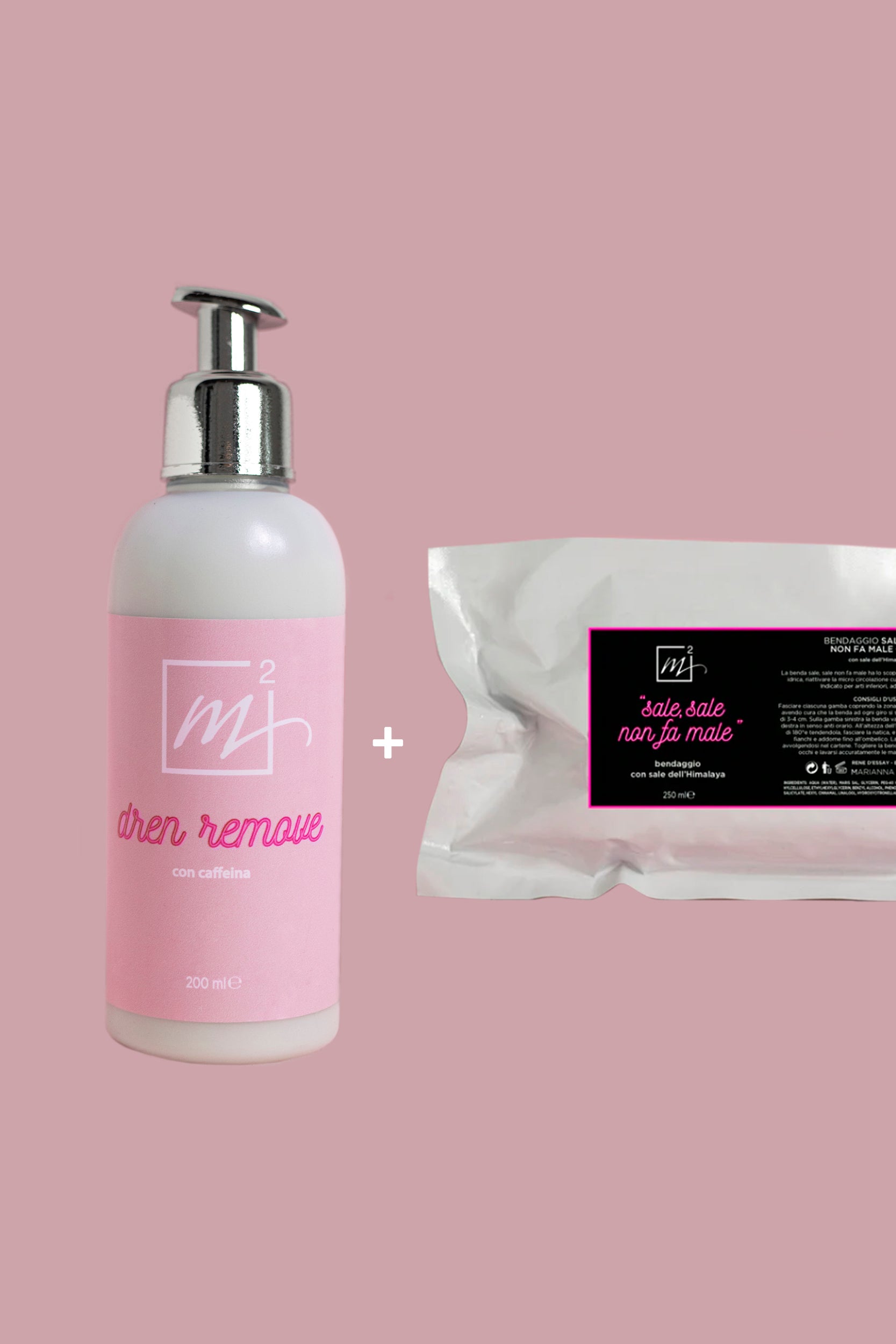 Crema dren remove + Benda Sale, Sale non fa male